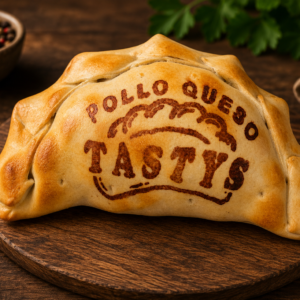 Empanada de pollo y queso